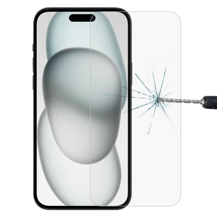 Película de vidrio templado 2.5D 9H de 0,26 mm, For iPhone 16 Pro Max, For iPhone 16 Pro, For iPhone 16 Plus, For iPhone 16, For iPhone 15 Plus / 15 Pro Max, For iPhone 15 / 15 Pro