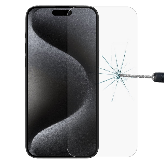 Película de vidrio templado 2.5D 9H de 0,26 mm, For iPhone 16 Pro Max, For iPhone 16 Pro, For iPhone 16 Plus, For iPhone 16, For iPhone 15 Plus / 15 Pro Max, For iPhone 15 / 15 Pro