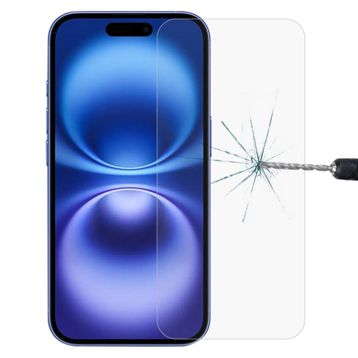 Película de vidrio templado 2.5D 9H de 0,26 mm, For iPhone 16 Pro Max, For iPhone 16 Pro, For iPhone 16 Plus, For iPhone 16, For iPhone 15 Plus / 15 Pro Max, For iPhone 15 / 15 Pro