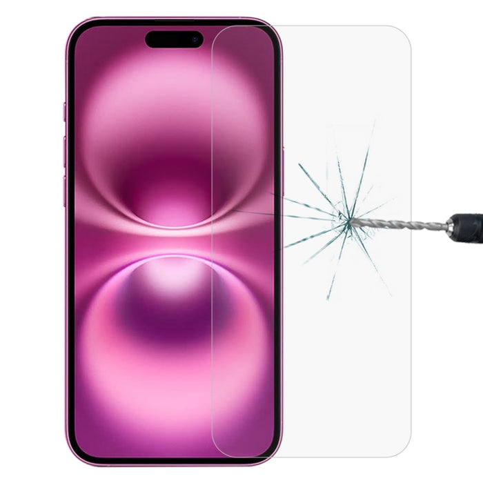 Película de vidrio templado 2.5D 9H de 0,26 mm, For iPhone 16 Pro Max, For iPhone 16 Pro, For iPhone 16 Plus, For iPhone 16, For iPhone 15 Plus / 15 Pro Max, For iPhone 15 / 15 Pro
