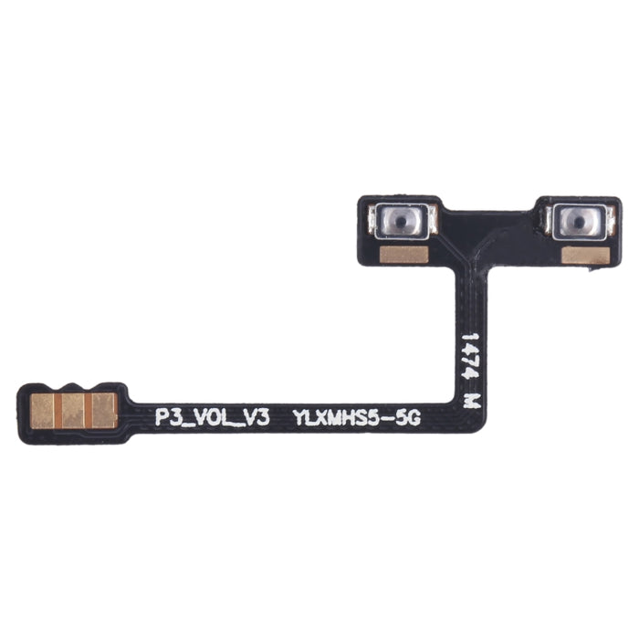 Cable flexible del botón de volumen, For Xiaomi POCO F5, For Xiaomi Redmi Note 12 Turbo, For Xiaomi Black Shark 5, For Xiaomi Black Shark 4 Pro, For Xiaomi Black Shark 4, For Xiaomi Redmi Note 9 Pro 5G, For Xiaomi Mi 10T Lite 5G                        ...