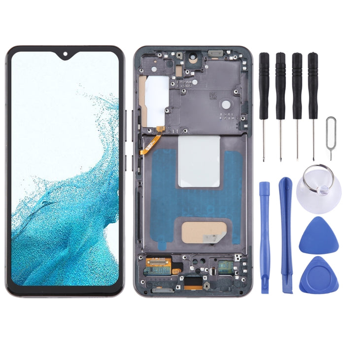 Montaje completo del digitalizador de pantalla LCD TFT con marco