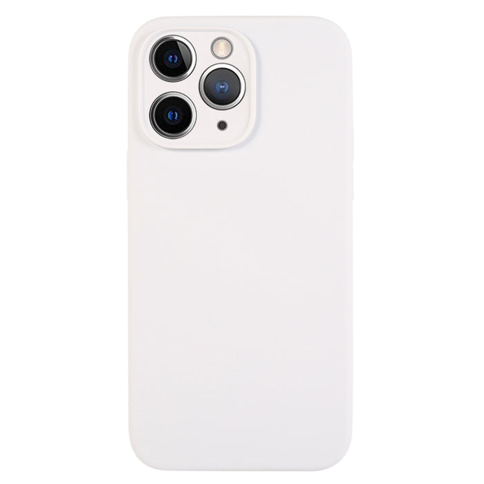 Caja del teléfono del poro fino del silicón líquido del color puro, For iPhone 11 Pro Max, For iPhone 11