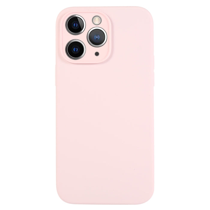 Caja del teléfono del poro fino del silicón líquido del color puro, For iPhone 11 Pro Max, For iPhone 11