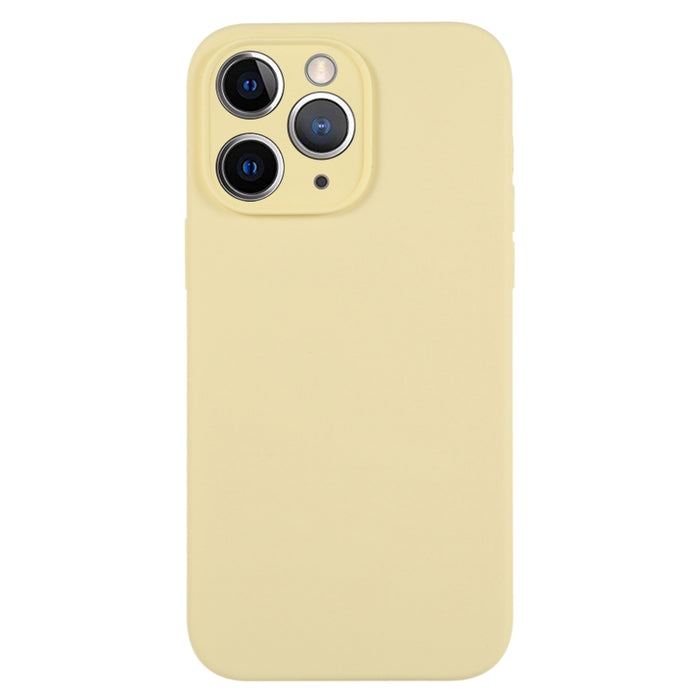 Caja del teléfono del poro fino del silicón líquido del color puro, For iPhone 11 Pro Max, For iPhone 11