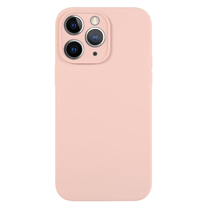 Caja del teléfono del poro fino del silicón líquido del color puro, For iPhone 11 Pro Max, For iPhone 11