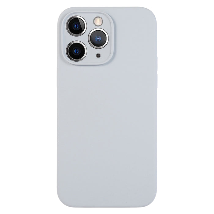 Caja del teléfono del poro fino del silicón líquido del color puro, For iPhone 11 Pro Max, For iPhone 11