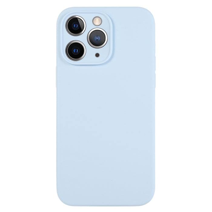 Caja del teléfono del poro fino del silicón líquido del color puro, For iPhone 11 Pro Max, For iPhone 11