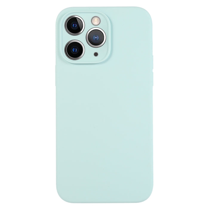 Caja del teléfono del poro fino del silicón líquido del color puro, For iPhone 11 Pro Max, For iPhone 11
