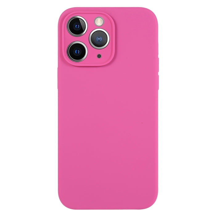 Caja del teléfono del poro fino del silicón líquido del color puro, For iPhone 11 Pro Max, For iPhone 11