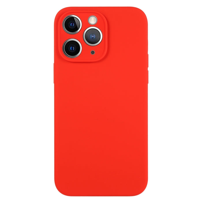 Caja del teléfono del poro fino del silicón líquido del color puro, For iPhone 11 Pro Max, For iPhone 11