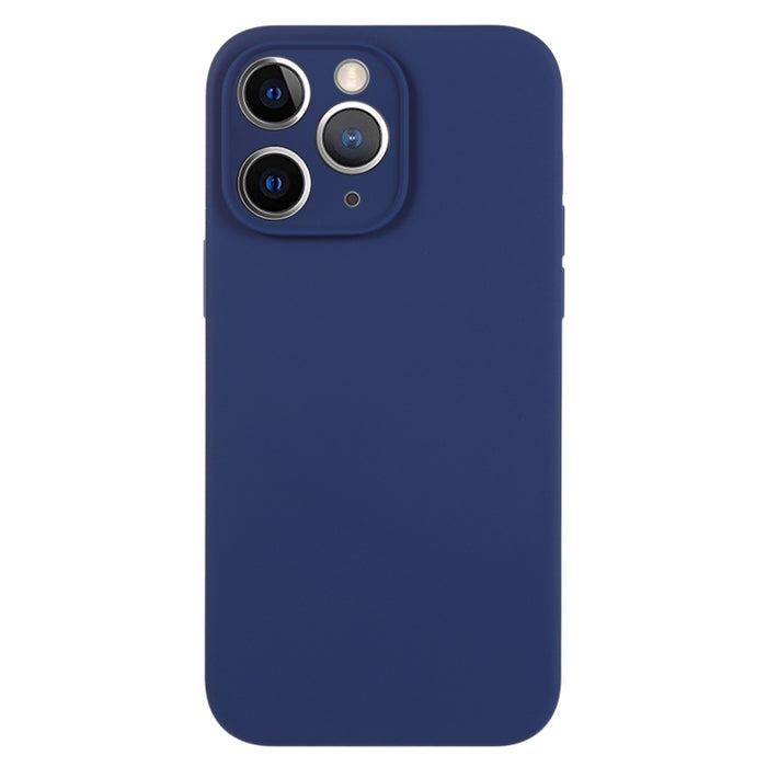 Caja del teléfono del poro fino del silicón líquido del color puro, For iPhone 11 Pro Max, For iPhone 11