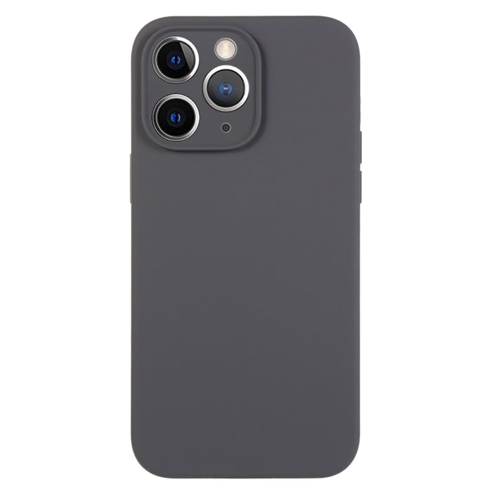 Caja del teléfono del poro fino del silicón líquido del color puro, For iPhone 11 Pro Max, For iPhone 11