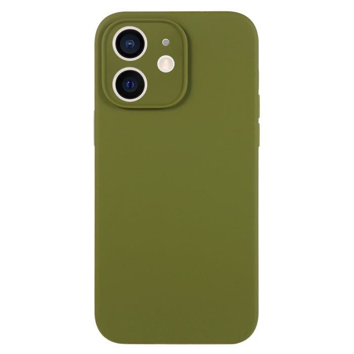 Caja del teléfono del poro fino del silicón líquido del color puro, For iPhone 11 Pro Max, For iPhone 11