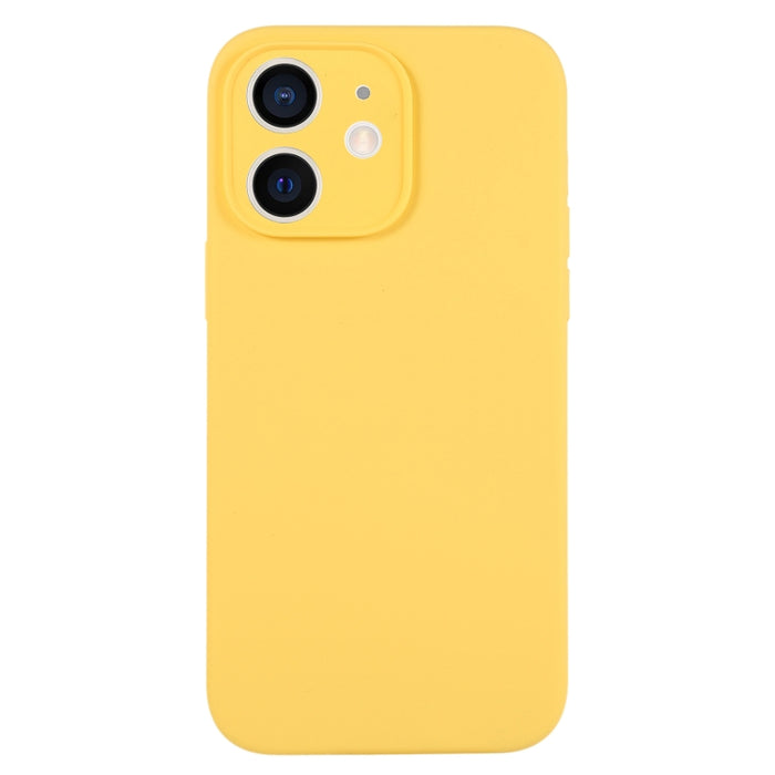 Caja del teléfono del poro fino del silicón líquido del color puro, For iPhone 11 Pro Max, For iPhone 11