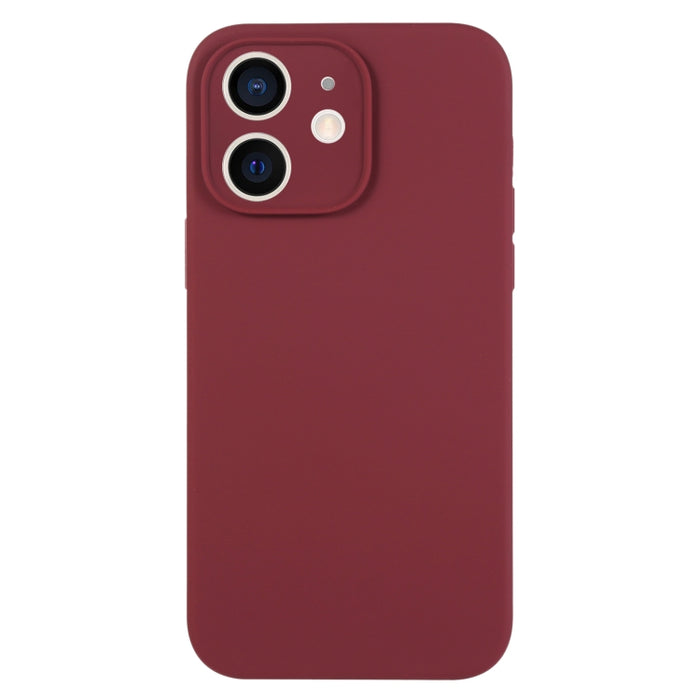 Caja del teléfono del poro fino del silicón líquido del color puro, For iPhone 11 Pro Max, For iPhone 11