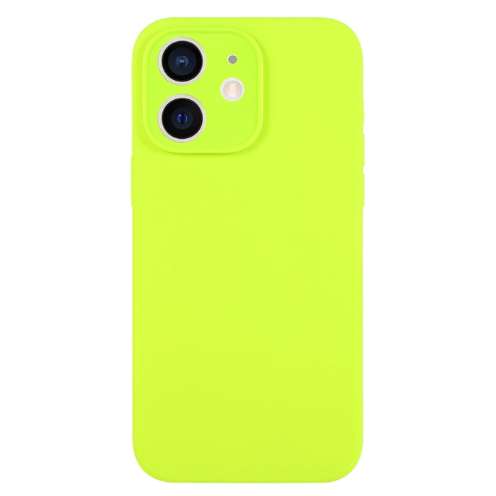Caja del teléfono del poro fino del silicón líquido del color puro, For iPhone 11 Pro Max, For iPhone 11