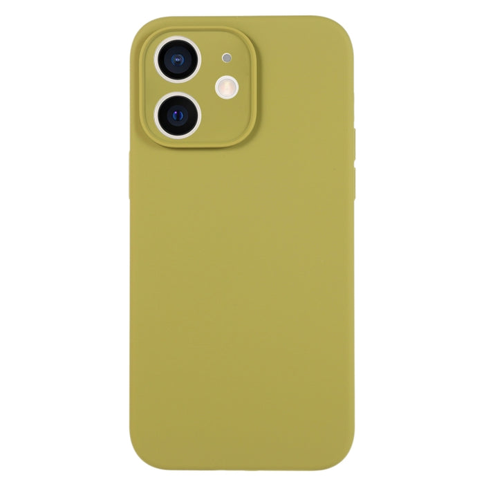 Caja del teléfono del poro fino del silicón líquido del color puro, For iPhone 11 Pro Max, For iPhone 11