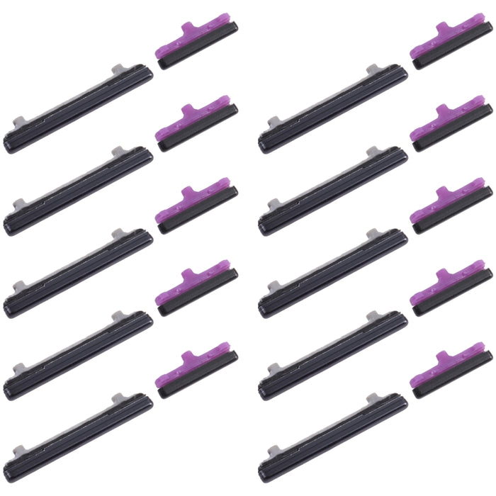 10 botones de encendido + botón de control de volumen., For Samsung Galaxy S20 FE SM-G780, For Samsung Galaxy Z Flip 5G SM-F707, For Samsung Galaxy M23 SM-M236, For Samsung Galaxy A23 SM-A235, For Samsung Galaxy A53 5G SM-A536                          ...