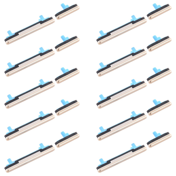 10 botones de encendido + botón de control de volumen., For Samsung Galaxy J4 SM-J400, For Samsung Galaxy A8 2018 SM-A530, For Samsung Galaxy A8+ 2018 SM-A730