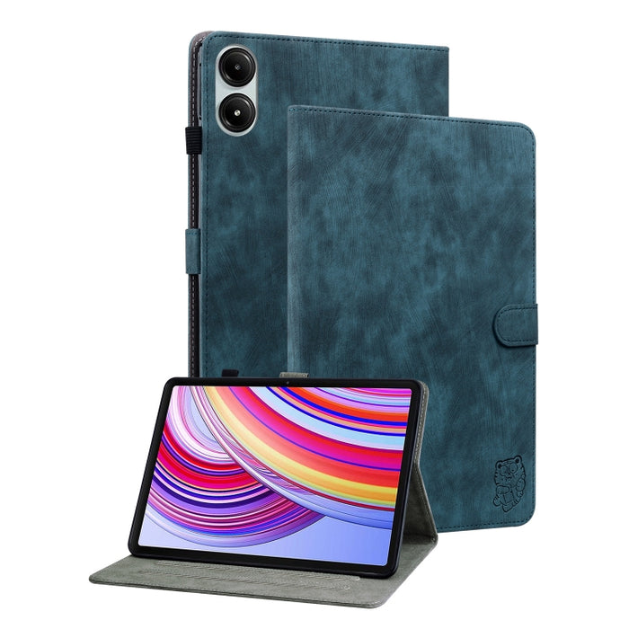 Funda para tableta de cuero con tapa y patrón de tigre, For Xiaomi Redmi K Pad 8.8 inch, For Redmi Pad 2 / Redmi Pad SE 11 2025, For Xiaomi Pad 7 / Pad 7 Pro, For Xiaomi Redmi Pad SE 8.7, For Xiaomi Redmi Pad Pro 12.1, For Xiaomi Redmi Pad SE 11 inch