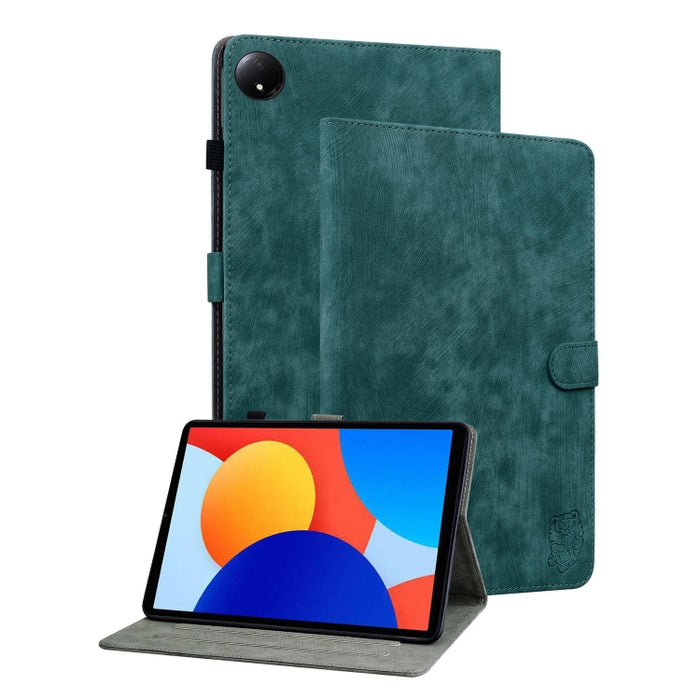 Funda para tableta de cuero con tapa y patrón de tigre, For Xiaomi Redmi K Pad 8.8 inch, For Redmi Pad 2 / Redmi Pad SE 11 2025, For Xiaomi Pad 7 / Pad 7 Pro, For Xiaomi Redmi Pad SE 8.7, For Xiaomi Redmi Pad Pro 12.1, For Xiaomi Redmi Pad SE 11 inch