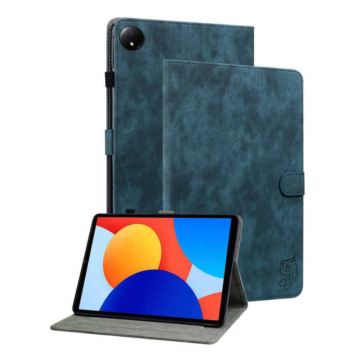 Funda para tableta de cuero con tapa y patrón de tigre, For Xiaomi Redmi K Pad 8.8 inch, For Redmi Pad 2 / Redmi Pad SE 11 2025, For Xiaomi Pad 7 / Pad 7 Pro, For Xiaomi Redmi Pad SE 8.7, For Xiaomi Redmi Pad Pro 12.1, For Xiaomi Redmi Pad SE 11 inch