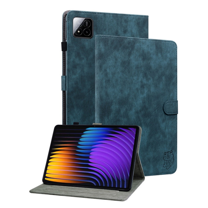 Funda para tableta de cuero con tapa y patrón de tigre, For Xiaomi Redmi K Pad 8.8 inch, For Redmi Pad 2 / Redmi Pad SE 11 2025, For Xiaomi Pad 7 / Pad 7 Pro, For Xiaomi Redmi Pad SE 8.7, For Xiaomi Redmi Pad Pro 12.1, For Xiaomi Redmi Pad SE 11 inch