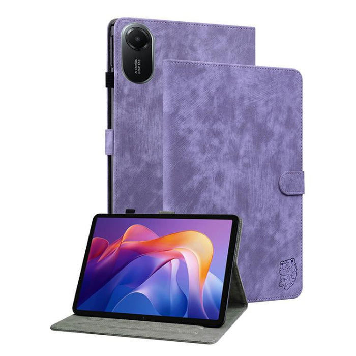 Funda para tableta de cuero con tapa y patrón de tigre, For Xiaomi Redmi K Pad 8.8 inch, For Redmi Pad 2 / Redmi Pad SE 11 2025, For Xiaomi Pad 7 / Pad 7 Pro, For Xiaomi Redmi Pad SE 8.7, For Xiaomi Redmi Pad Pro 12.1, For Xiaomi Redmi Pad SE 11 inch
