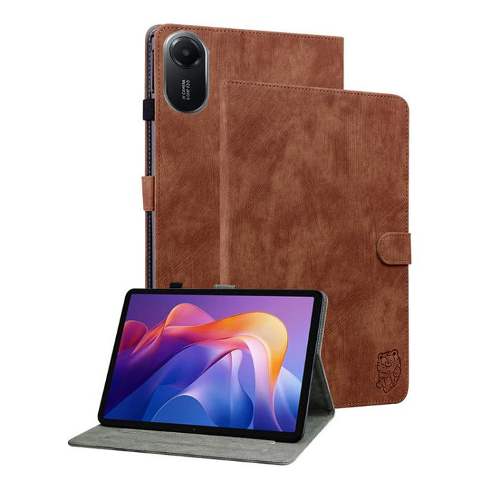 Funda para tableta de cuero con tapa y patrón de tigre, For Xiaomi Redmi K Pad 8.8 inch, For Redmi Pad 2 / Redmi Pad SE 11 2025, For Xiaomi Pad 7 / Pad 7 Pro, For Xiaomi Redmi Pad SE 8.7, For Xiaomi Redmi Pad Pro 12.1, For Xiaomi Redmi Pad SE 11 inch