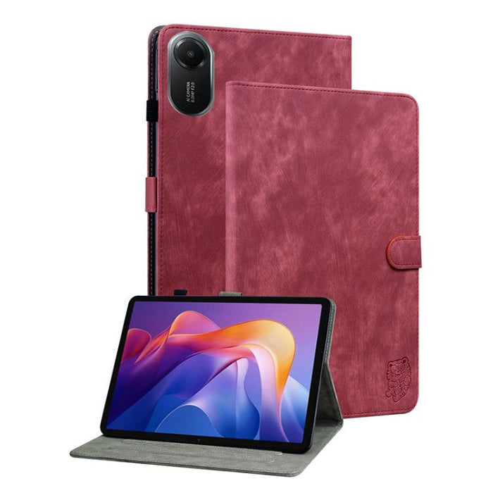 Funda para tableta de cuero con tapa y patrón de tigre, For Xiaomi Redmi K Pad 8.8 inch, For Redmi Pad 2 / Redmi Pad SE 11 2025, For Xiaomi Pad 7 / Pad 7 Pro, For Xiaomi Redmi Pad SE 8.7, For Xiaomi Redmi Pad Pro 12.1, For Xiaomi Redmi Pad SE 11 inch