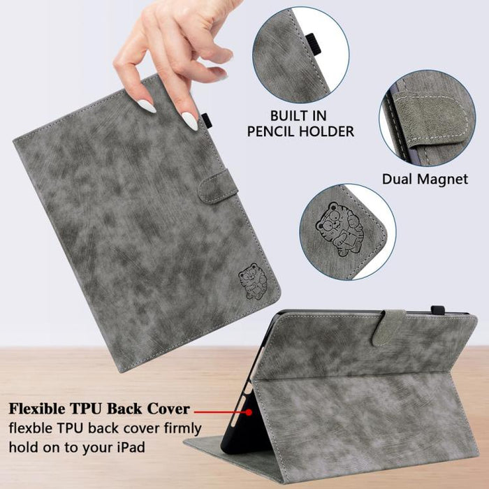 Funda para tableta de cuero con tapa y patrón de tigre, For Xiaomi Redmi K Pad 8.8 inch, For Redmi Pad 2 / Redmi Pad SE 11 2025, For Xiaomi Pad 7 / Pad 7 Pro, For Xiaomi Redmi Pad SE 8.7, For Xiaomi Redmi Pad Pro 12.1, For Xiaomi Redmi Pad SE 11 inch