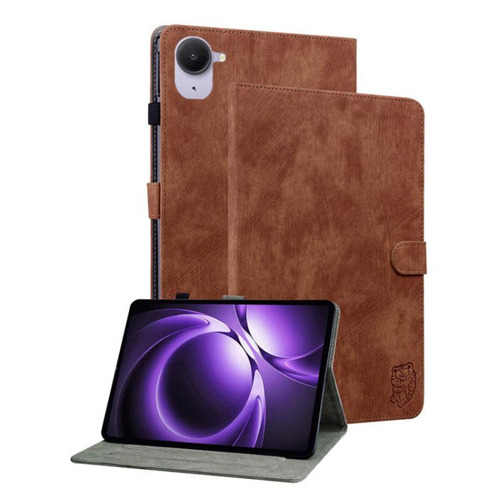 Funda para tableta de cuero con tapa y patrón de tigre, For Xiaomi Redmi K Pad 8.8 inch, For Redmi Pad 2 / Redmi Pad SE 11 2025, For Xiaomi Pad 7 / Pad 7 Pro, For Xiaomi Redmi Pad SE 8.7, For Xiaomi Redmi Pad Pro 12.1, For Xiaomi Redmi Pad SE 11 inch