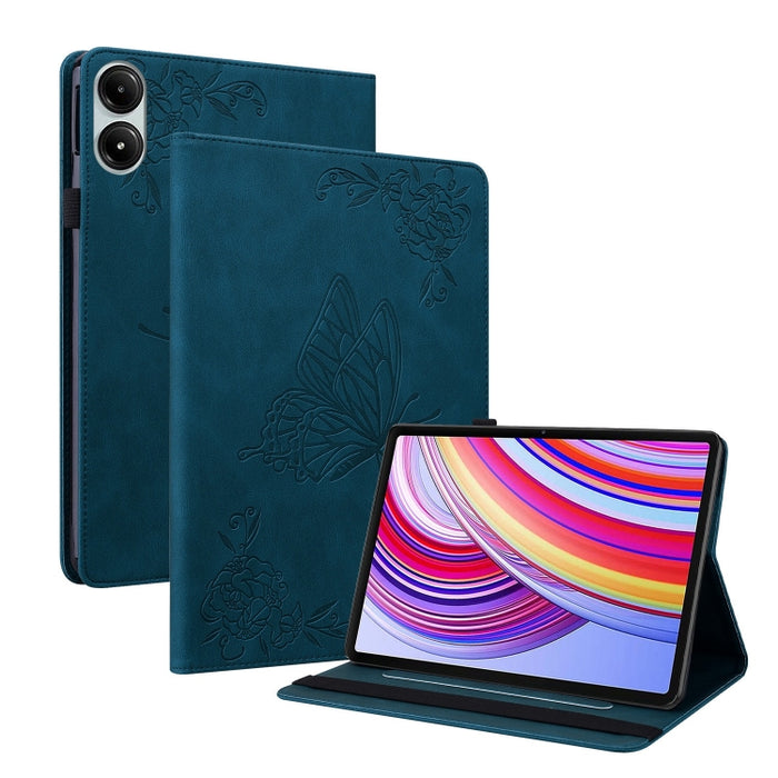 Funda para tableta de cuero con relieve de flor de mariposa, For Redmi K Pad 2 8.8 inch 2026, For Xiaomi Redmi K Pad 8.8 inch, For Redmi Pad 2 / Redmi Pad SE 11 2025, For Xiaomi Pad 7 / Pad 7 Pro, For Xiaomi Redmi Pad SE 8.7, For Xiaomi Redmi Pad Pro 1...