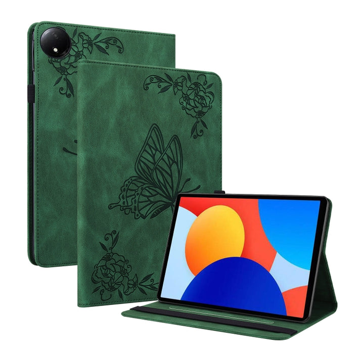 Funda para tableta de cuero con relieve de flor de mariposa, For Redmi K Pad 2 8.8 inch 2026, For Xiaomi Redmi K Pad 8.8 inch, For Redmi Pad 2 / Redmi Pad SE 11 2025, For Xiaomi Pad 7 / Pad 7 Pro, For Xiaomi Redmi Pad SE 8.7, For Xiaomi Redmi Pad Pro 1...