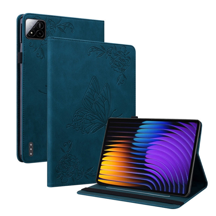 Funda para tableta de cuero con relieve de flor de mariposa, For Redmi K Pad 2 8.8 inch 2026, For Xiaomi Redmi K Pad 8.8 inch, For Redmi Pad 2 / Redmi Pad SE 11 2025, For Xiaomi Pad 7 / Pad 7 Pro, For Xiaomi Redmi Pad SE 8.7, For Xiaomi Redmi Pad Pro 1...