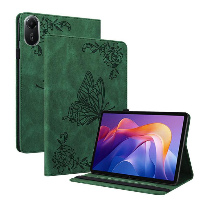 Funda para tableta de cuero con relieve de flor de mariposa, For Redmi K Pad 2 8.8 inch 2026, For Xiaomi Redmi K Pad 8.8 inch, For Redmi Pad 2 / Redmi Pad SE 11 2025, For Xiaomi Pad 7 / Pad 7 Pro, For Xiaomi Redmi Pad SE 8.7, For Xiaomi Redmi Pad Pro 1...