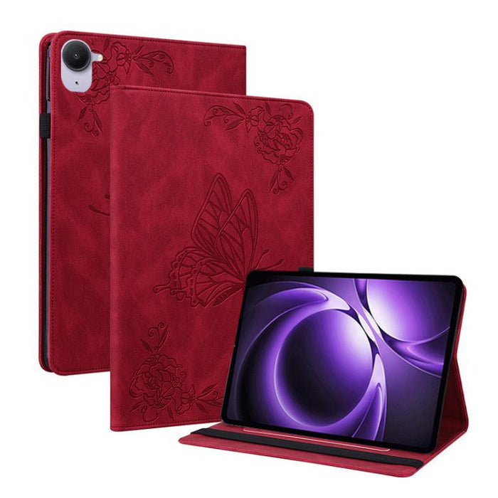 Funda para tableta de cuero con relieve de flor de mariposa, For Redmi K Pad 2 8.8 inch 2026, For Xiaomi Redmi K Pad 8.8 inch, For Redmi Pad 2 / Redmi Pad SE 11 2025, For Xiaomi Pad 7 / Pad 7 Pro, For Xiaomi Redmi Pad SE 8.7, For Xiaomi Redmi Pad Pro 1...