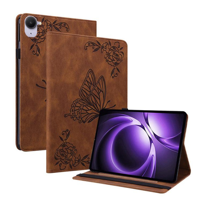 Funda para tableta de cuero con relieve de flor de mariposa, For Redmi K Pad 2 8.8 inch 2026, For Xiaomi Redmi K Pad 8.8 inch, For Redmi Pad 2 / Redmi Pad SE 11 2025, For Xiaomi Pad 7 / Pad 7 Pro, For Xiaomi Redmi Pad SE 8.7, For Xiaomi Redmi Pad Pro 1...