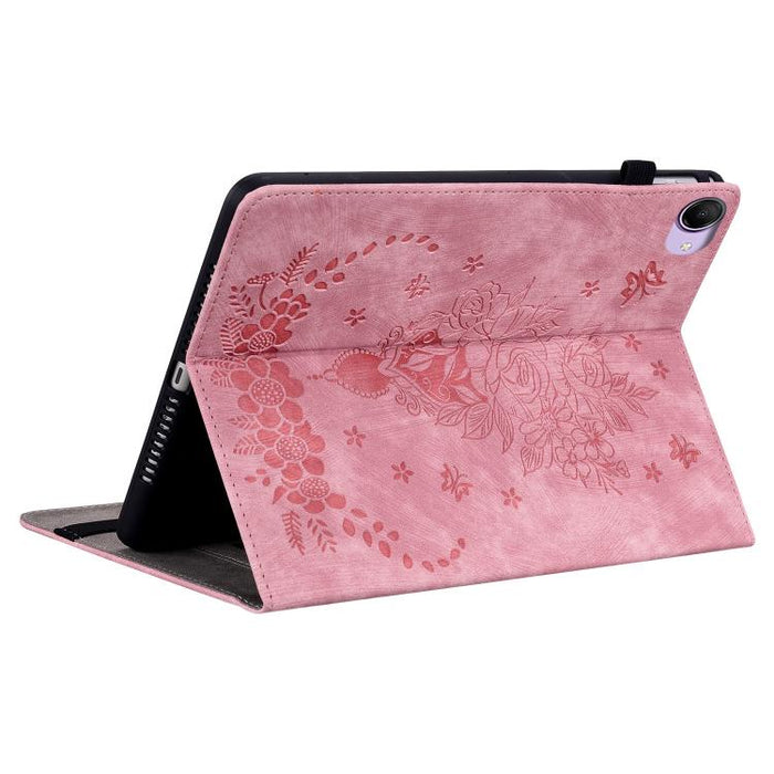 Funda para tablet de piel con relieve de mariposa y rosa, For Redmi K Pad 2 8.8 inch 2026, For Xiaomi Redmi K Pad 8.8 inch, For Redmi Pad 2 / Redmi Pad SE 11 2025, For Xiaomi Pad 7 / Pad 7 Pro, For Xiaomi Redmi Pad SE 8.7, For Xiaomi Redmi Pad Pro 12.1...