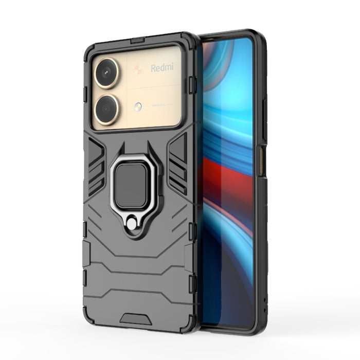 Funda para teléfono con soporte para PC + TPU a prueba de golpes, For Xiaomi Poco F6, For Xiaomi Redmi Turbo 3, For Xiaomi Redmi A3 4G, For Xiaomi Redmi Note 13 Pro 4G Global, For Xiaomi Redmi Note 13 4G, For Xiaomi Redmi 13C 4G / 5G                   ...