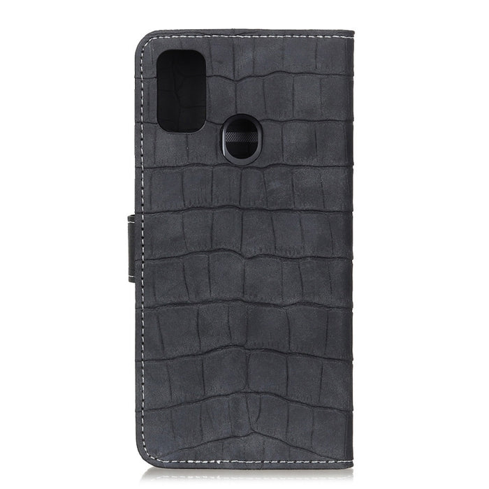 Estuche de cuero con tapa horizontal con textura de cocodrilo con soporte y ranuras para tarjetas y billetera, For Xiaomi Redmi 9C, For Xiaomi Redmi 9A