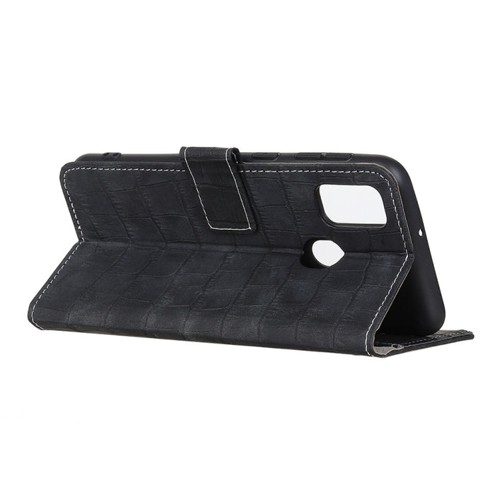 Estuche de cuero con tapa horizontal con textura de cocodrilo con soporte y ranuras para tarjetas y billetera, For Xiaomi Redmi 9C, For Xiaomi Redmi 9A