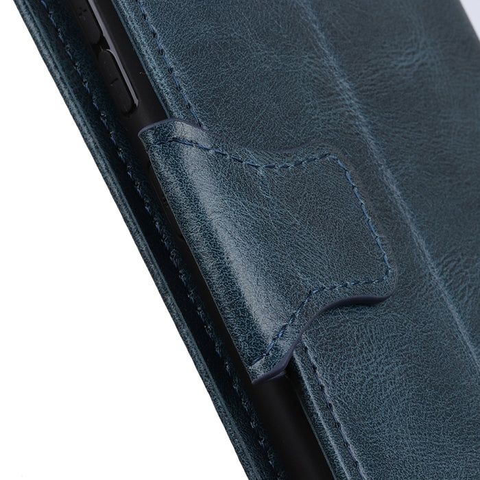 Mirren Crazy Horse Texture Funda de cuero con tapa horizontal con soporte y ranuras para tarjetas y billetera, For LG Harmony 4, For Xiaomi Redmi 9C