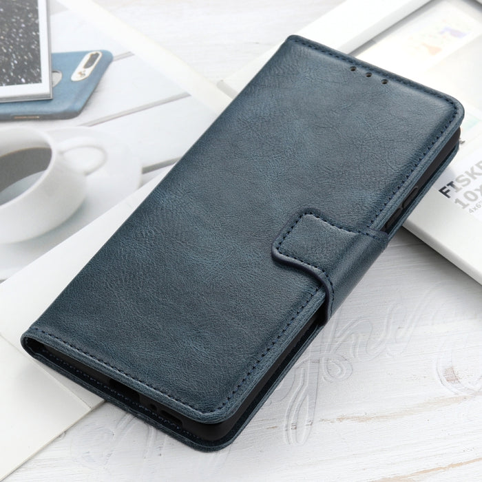 Mirren Crazy Horse Texture Funda de cuero con tapa horizontal con soporte y ranuras para tarjetas y billetera, For LG Harmony 4, For Xiaomi Redmi 9C