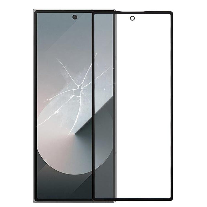 Lente de vidrio exterior de pantalla secundaria LCD con adhesivo ópticamente transparente OCA