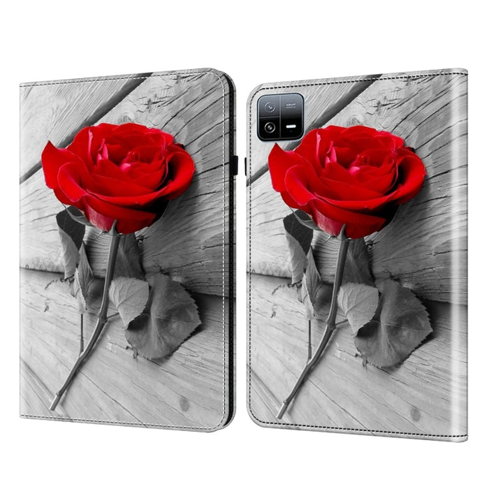 Funda para tableta de cuero pintado con textura de cristal, For Xiaomi Pad 6 / Pad 6 Pro, For Xiaomi Redmi Pad SE, For Xiaomi Redmi Pad 10.61, For Xiaomi Pad 5 / Pad 5 Pro