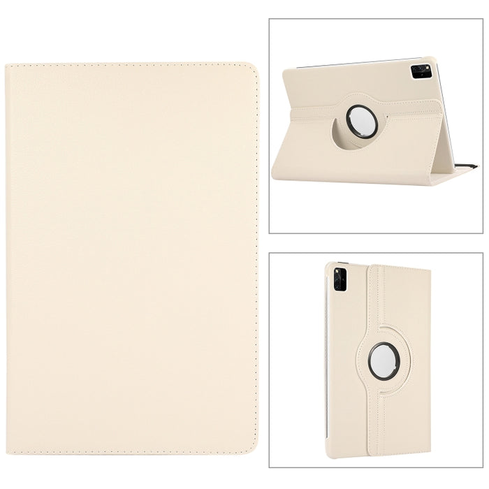 Funda para tableta de cuero con textura Litchi con rotación de 360 grados, For Xiaomi Pad 7 Pro / Pad 7, For Xiaomi Redmi Pad Pro 12.1, For Xiaomi Pad 6S Pro 12.4, For Xiaomi Redmi Pad SE