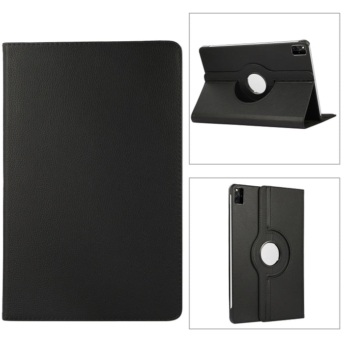Funda para tableta de cuero con textura Litchi con rotación de 360 grados, For Xiaomi Pad 7 Pro / Pad 7, For Xiaomi Redmi Pad Pro 12.1, For Xiaomi Pad 6S Pro 12.4, For Xiaomi Redmi Pad SE