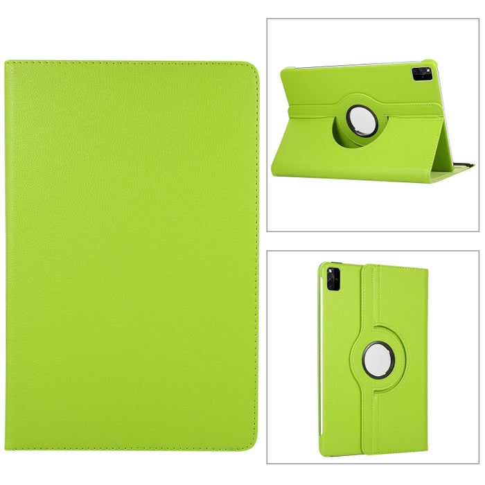 Funda para tableta de cuero con textura Litchi con rotación de 360 grados, For Xiaomi Pad 7 Pro / Pad 7, For Xiaomi Redmi Pad Pro 12.1, For Xiaomi Pad 6S Pro 12.4, For Xiaomi Redmi Pad SE
